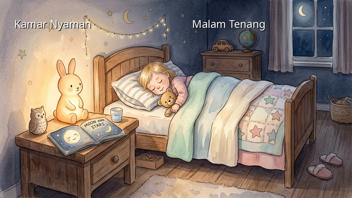 Rutinitas Malam Balita Agar Cepat Tidur